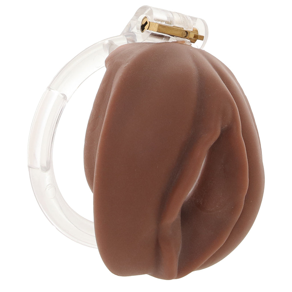 Master Series Pussy Chastity Cage in Tan Bondage and Fetish > Cock and Ball Devices