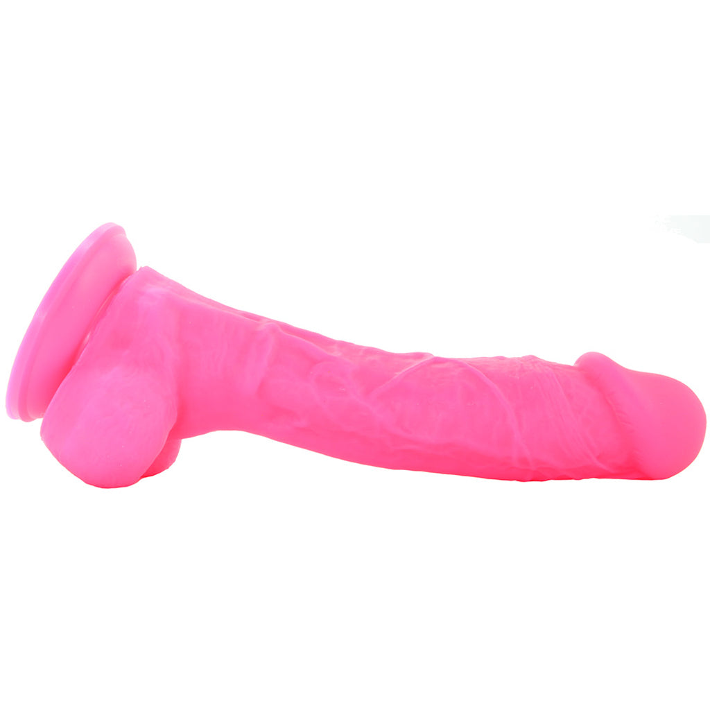 Colours 8 Inch Dual Density Silicone Dildo in Pink Dildo Sex Toys > Realistic Dildos