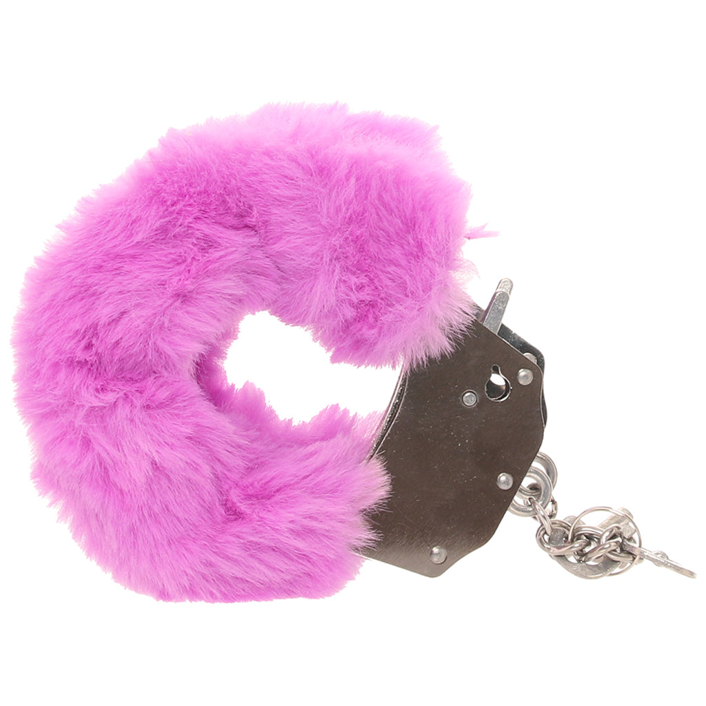 Ouch! Heavy Duty Fluffy Cuffs in Purple Bondage and Fetish > Wrist and Ankle Cuffs