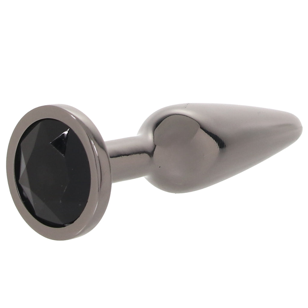 Rear Assets Medium Tapered Butt Plug in Gunmetal Anal Sex Toys > Butt Plugs