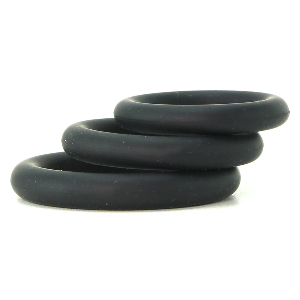 Ram Silicone Cock Rings #3 in Black Cock Rings