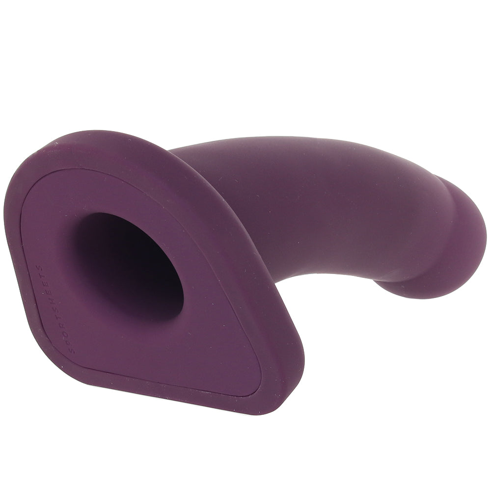 Banx 8 Inch Hollow Silicone Dildo in Plum Dildo Sex Toys > G-Spot Dildos