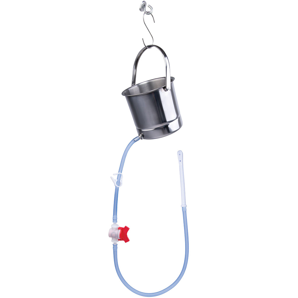 Aqua Clean 8 Piece Stainless Steel Bucket Set Anal Sex Toys > Douche and Enema