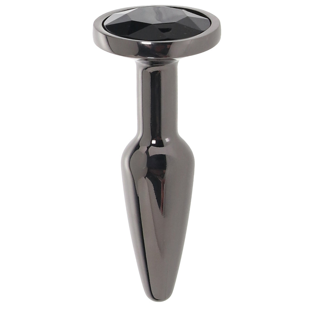 Rear Assets Small Tapered Butt Plug in Gunmetal Anal Sex Toys > Butt Plugs