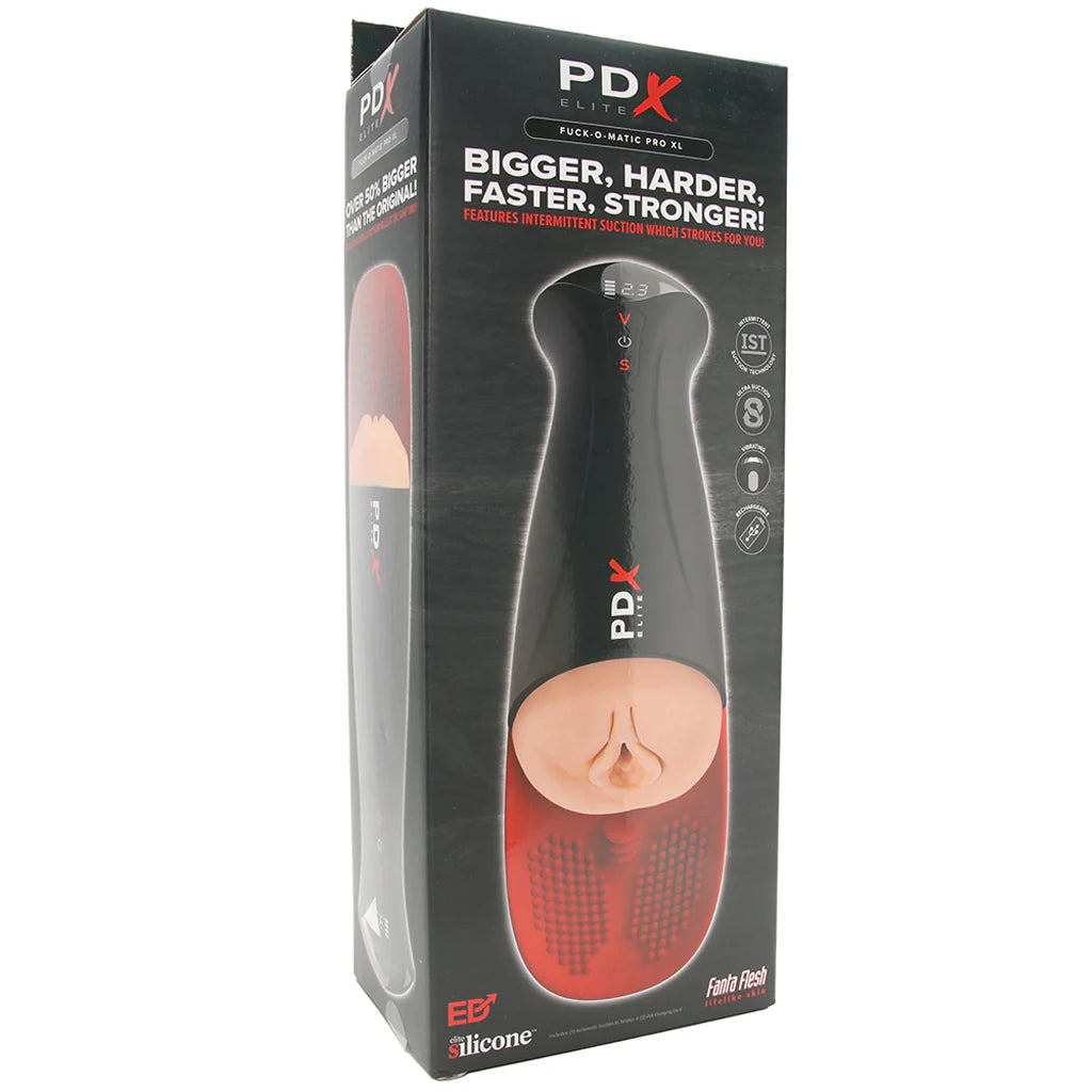 PDX Elite Fap-O-Matic Pro XL Suction Stroker in Light Male Masturbators > Auto Strokers