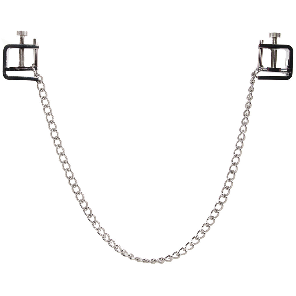 Master Series Pressure Vice Metal Nipple Clamps Bondage and Fetish > Nipple Stimulators & Clamps