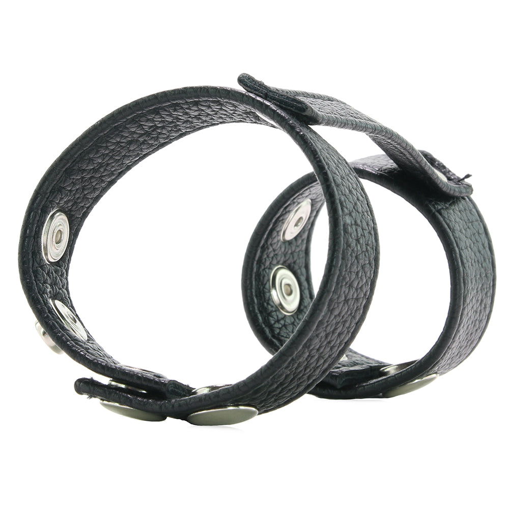 Blue Line Duo Snap Cock and Ball Ring Bondage and Fetish > Cock and Ball Devices