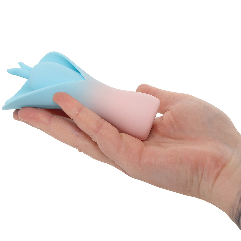 Mina Fiercely Powerful Fluttering Flower Vibe in Blue Vibrators > Clitoral Stimulators