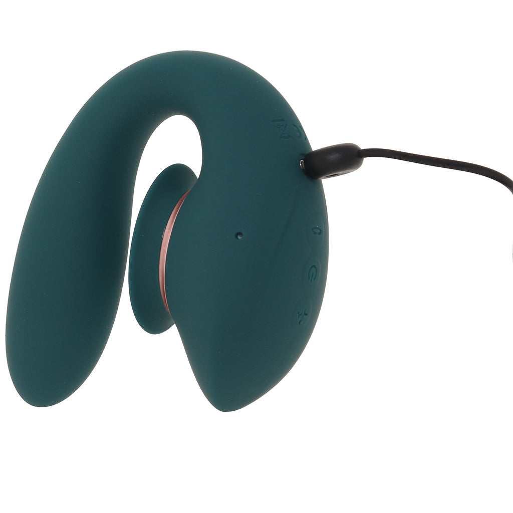 Twitch 3 Innovation G-Spot and Suction Vibe in Green Vibrators > G-Spot Vibrators