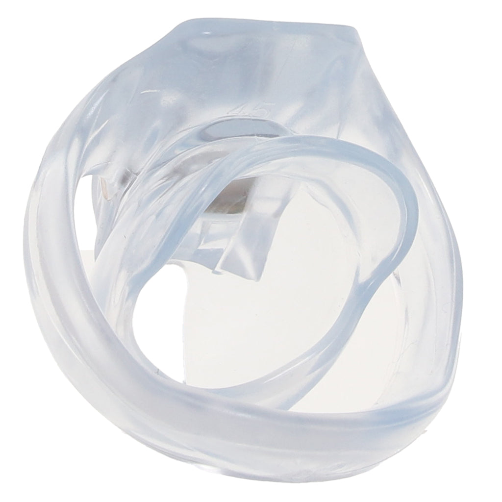 Blueline Small Dick Acrylic Mini Chastity Cage Bondage and Fetish > Cock and Ball Devices