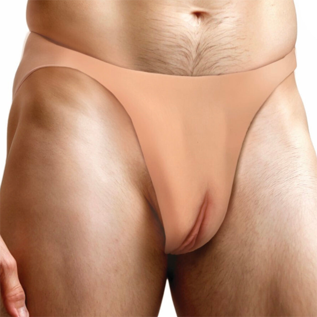 Master Series Pussy Strap Silicone Jockstrap in Light Sexual Wellness > Gender Expression and Affirmation