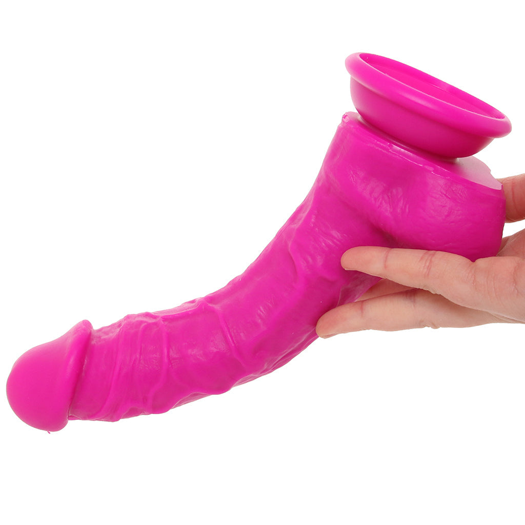 ColourSoft 8 Inch Silicone Dildo in Purple Dildo Sex Toys > Large Dildos