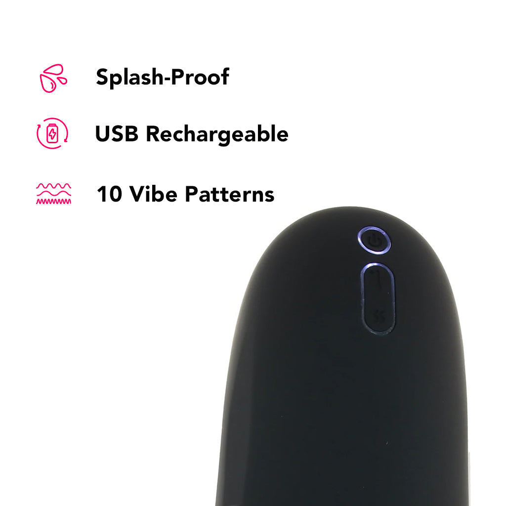 PinkCherry Premium Vibrating And Warming Silicone Stroker Male Masturbators > Self-Contained Strokers
