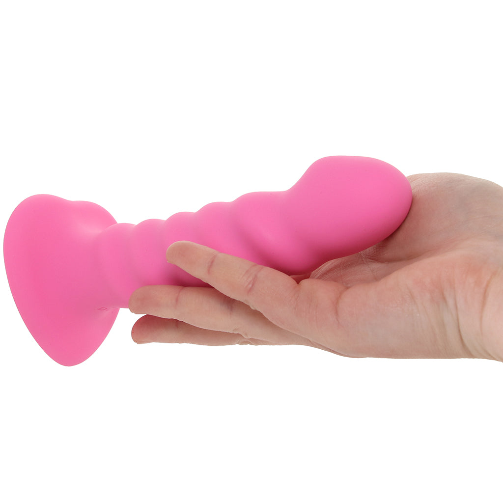 Colours 6 Inch Ribbed Remote Vibe in Pink Vibrators > G-Spot Vibrators