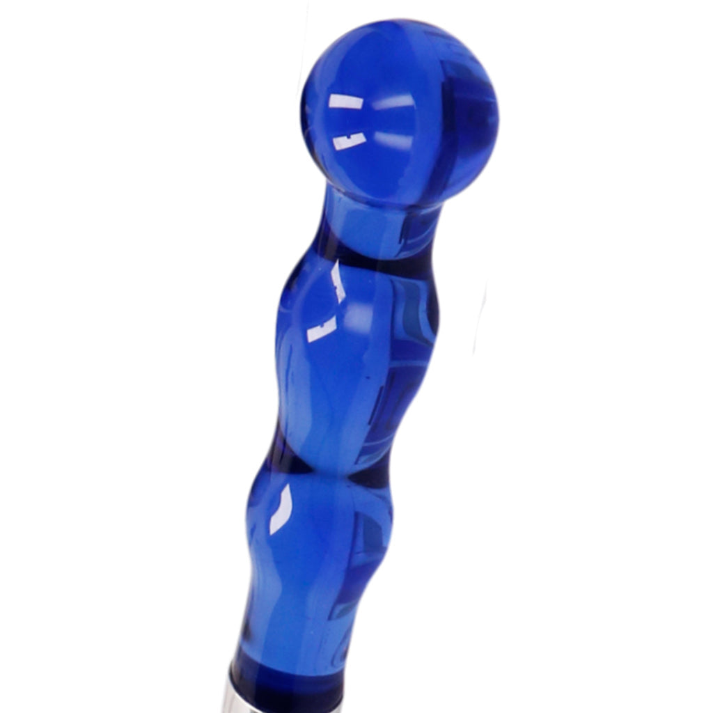 Chrystalino Whipster Glass Handled Flogger Bondage and Fetish > Whips and Crops