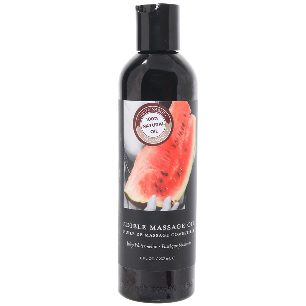 Edible Massage Oil 8oz/236ml in Watermelon Sensual Love > Massage