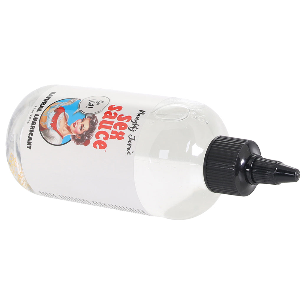 Naughty Jane's Sex Sauce Natural Lubricant in 8oz/236ml Lubes and Lotions > Water Based Sex Lubes
