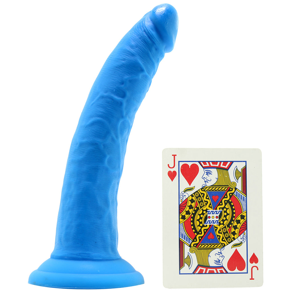 Neo Elite 7.5 Inch Dual Density Silicone Cock in Blue Dildo Sex Toys > Realistic Dildos