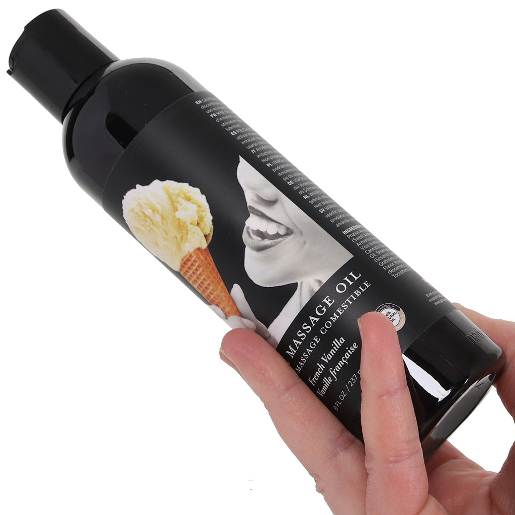 Edible Massage Oil 8oz/236ml in Vanilla Sensual Love > Massage