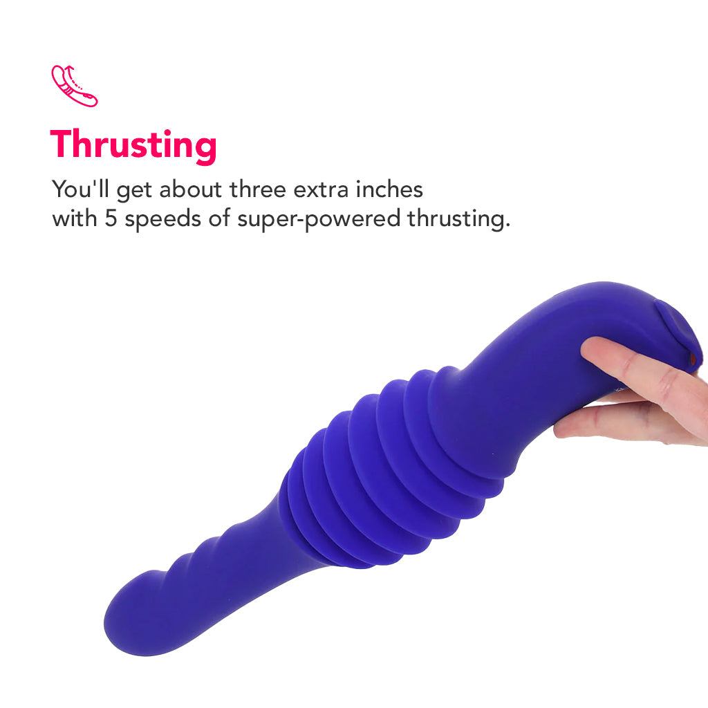 Overdrive Ridged Thruster Sex Machine Vibrators > G-Spot Vibrators
