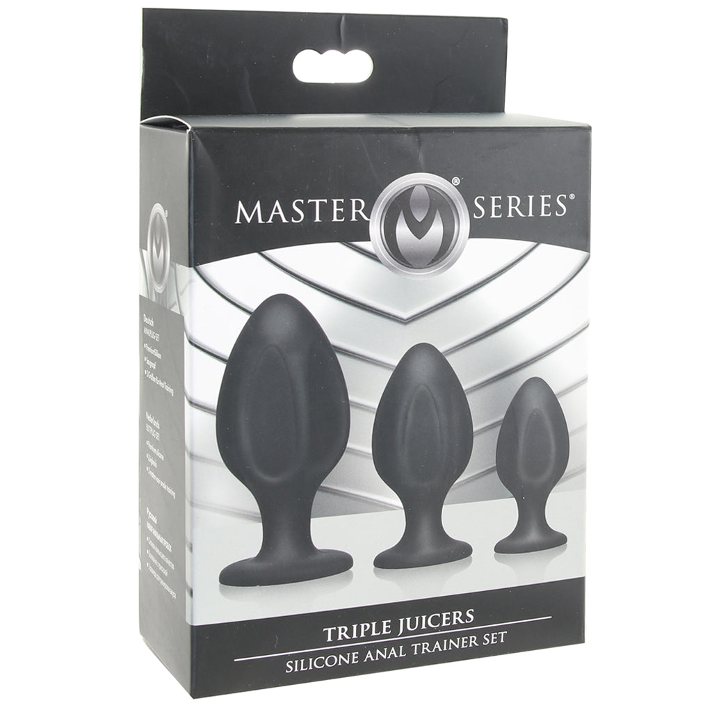 Master Series Triple Juicers Anal Trainer Set Anal Sex Toys > Butt Plugs