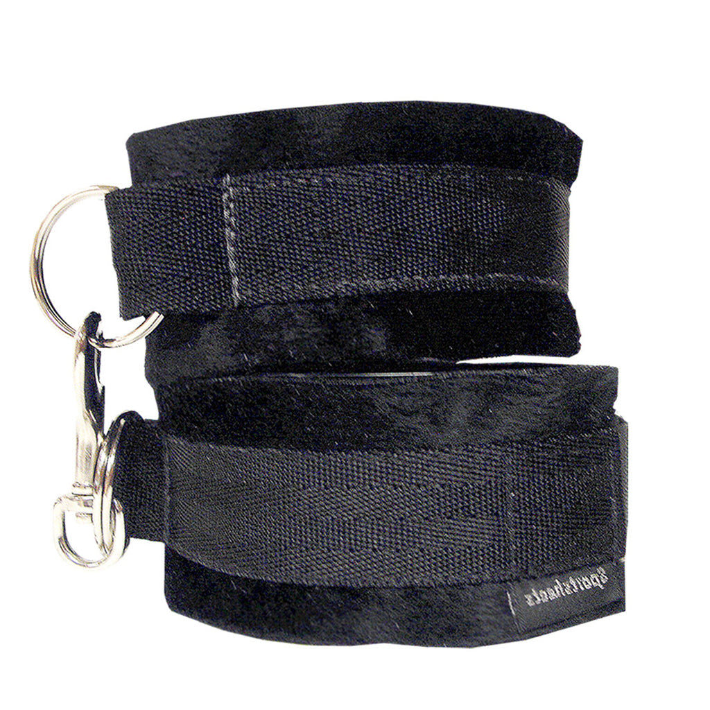 Soft Cuffs in Black Bondage and Fetish > Wrist and Ankle Cuffs