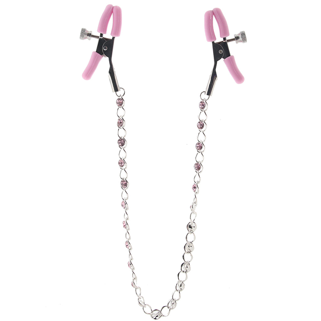 PinkCherry In A Pinch Beginner Nipple Clamps Bondage and Fetish > Nipple Stimulators & Clamps