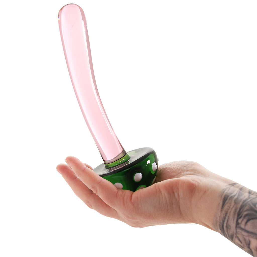 gläs Magic Mushroom Glass Dildo Dildo Sex Toys > Pyrex Glass Dildos