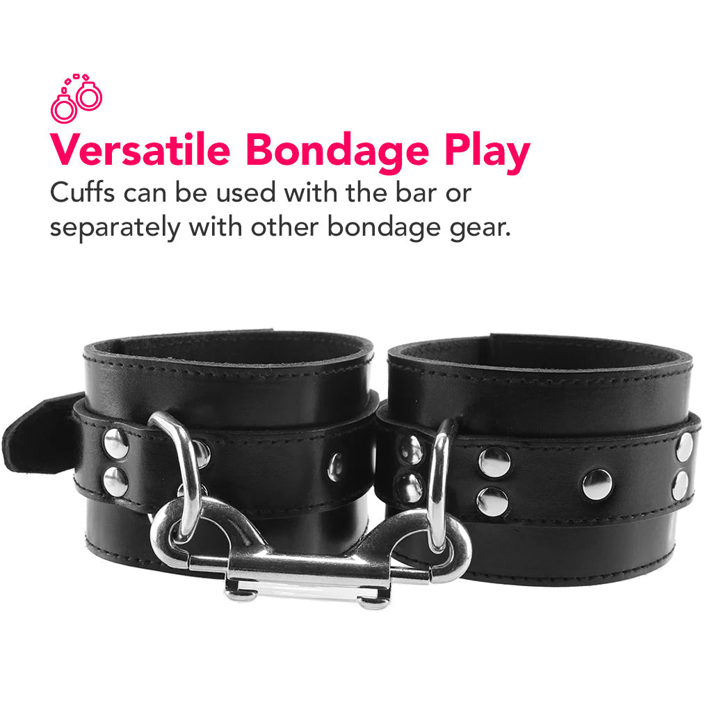 Adjustable Leg Spreader Bar in Black Bondage and Fetish > Restraints