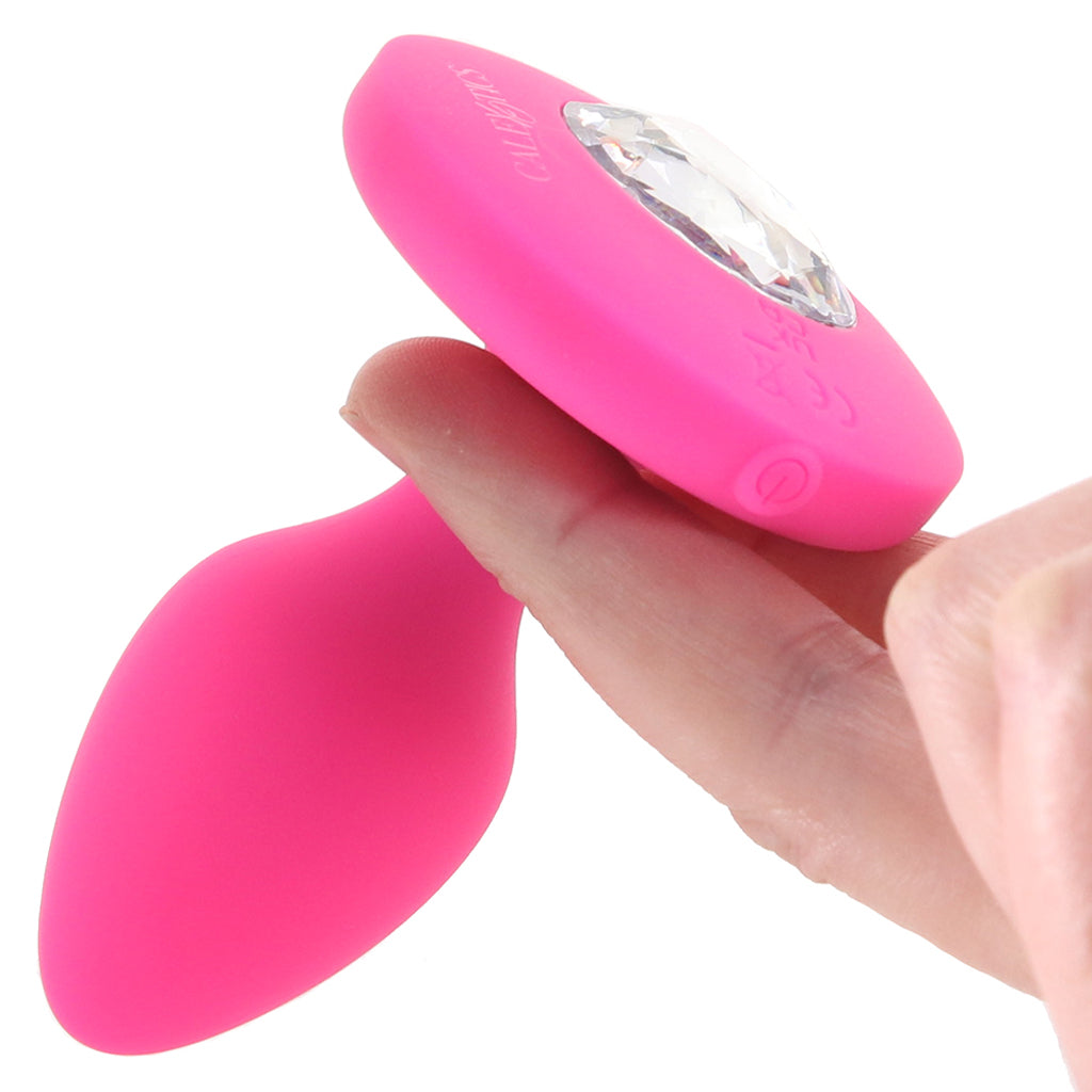 Cheeky Gems Medium Vibrating Probe in Pink Anal Sex Toys > Butt Plugs
