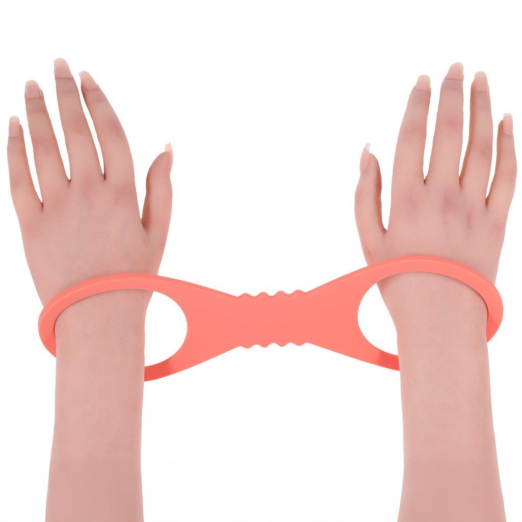 S&M Peaches 'n CreaMe Silicone Cuffs in Large Bondage and Fetish > Wrist and Ankle Cuffs