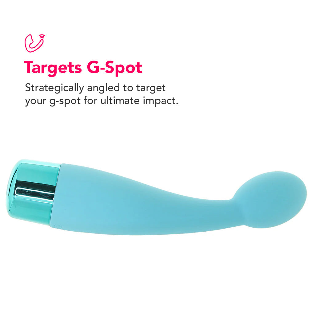 Eden Silicone Tulip Vibe in Teal Vibrators > G-Spot Vibrators