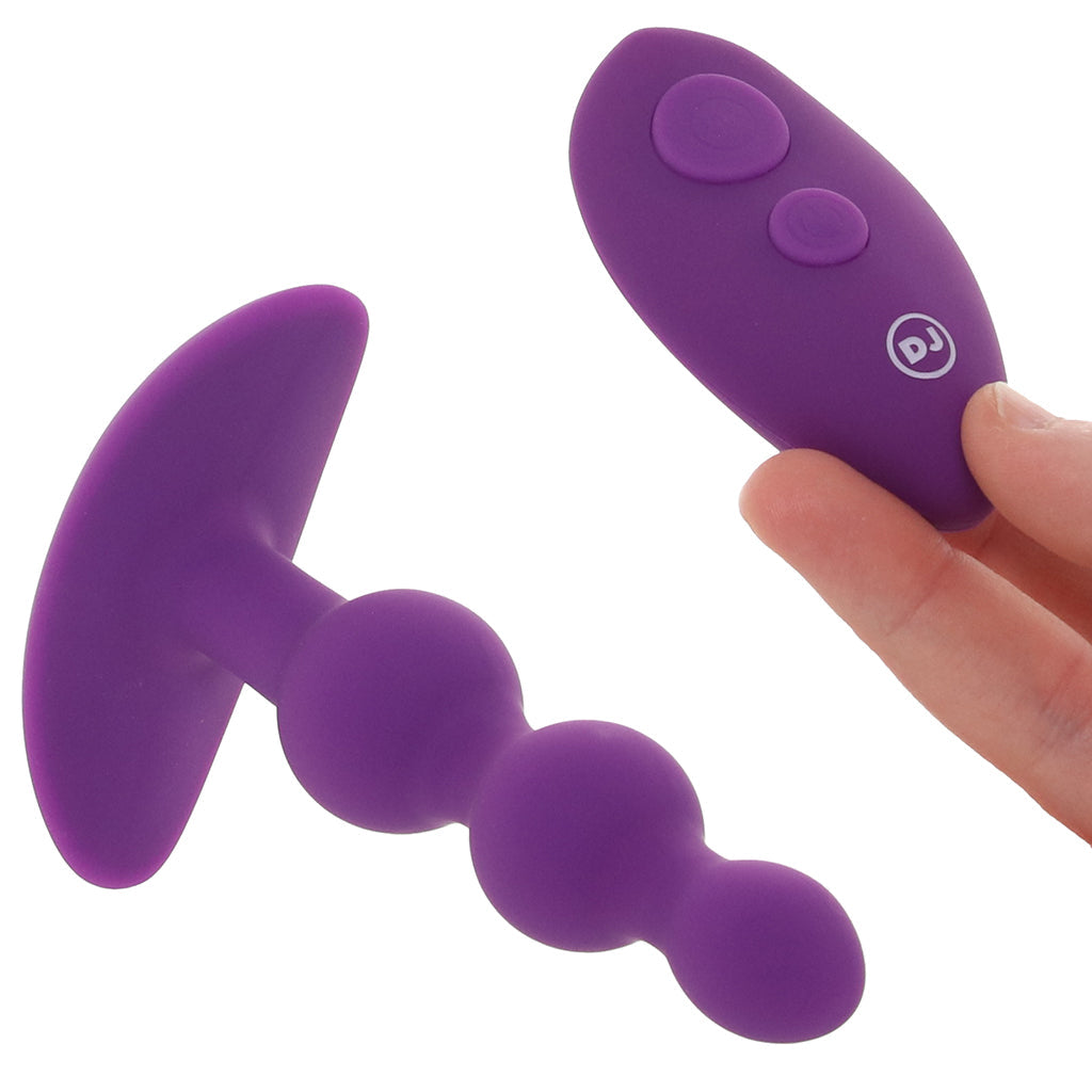 A-Play Beaded 5.5 Inch Anal Vibe in Purple Anal Sex Toys > Anal Vibrators