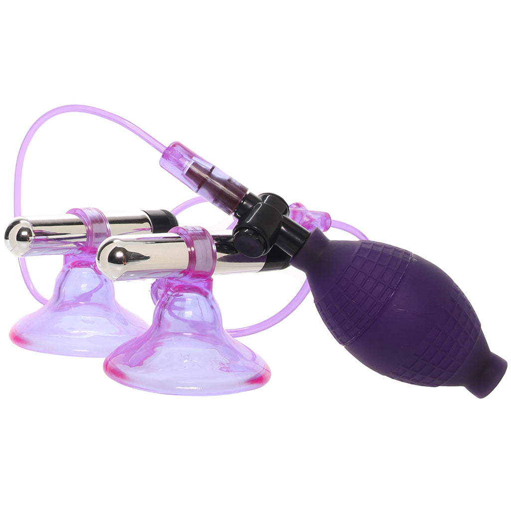 Vibrating Nipple Suckers with Quick Release Bondage and Fetish > Nipple Stimulators & Clamps