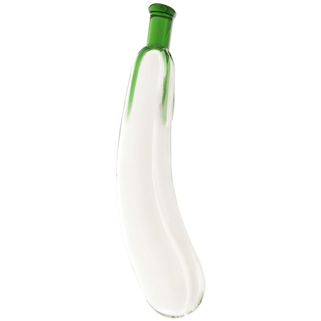 gläs Eggplant Ecstacy Glass Dildo Dildo Sex Toys > G-Spot Dildos