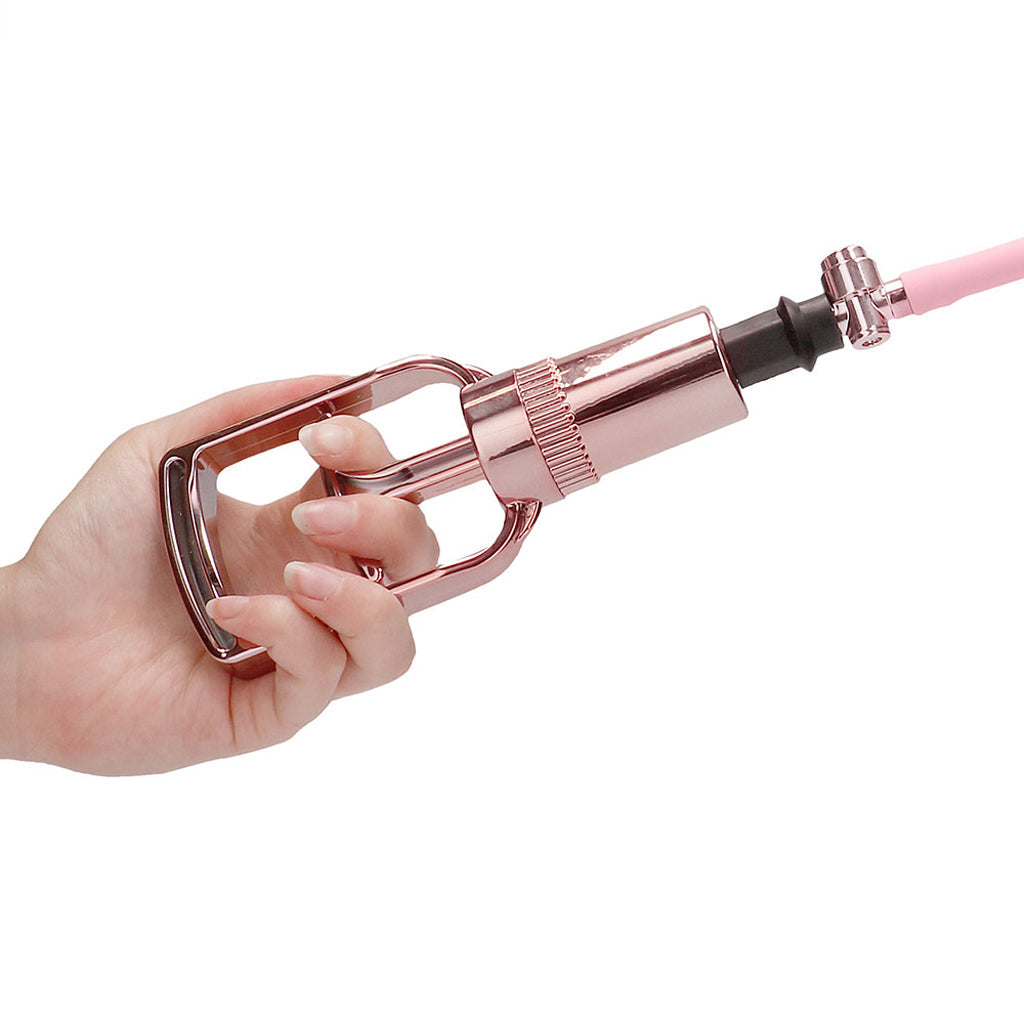 Pumped Rose Gold Clitoral & Nipple Pump Set in Large Bondage and Fetish > Nipple Stimulators & Clamps