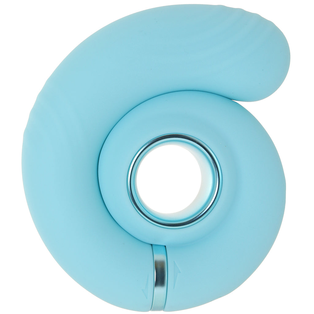 Loveline Gyre Vibrating Swirl Vibe in Blue Vibrators > G-Spot Vibrators