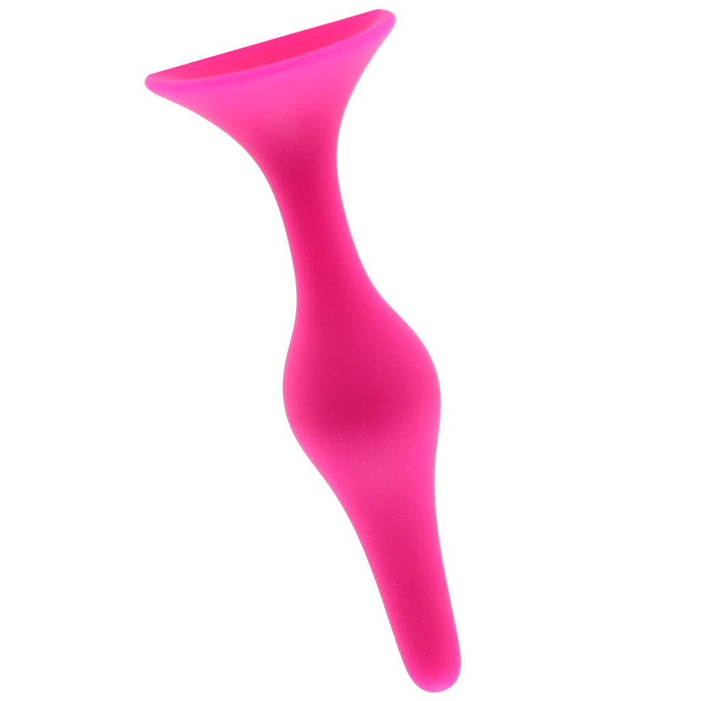 Luxe Beginner Silicone Butt Plug Kit in Pink Anal Sex Toys > Butt Plugs