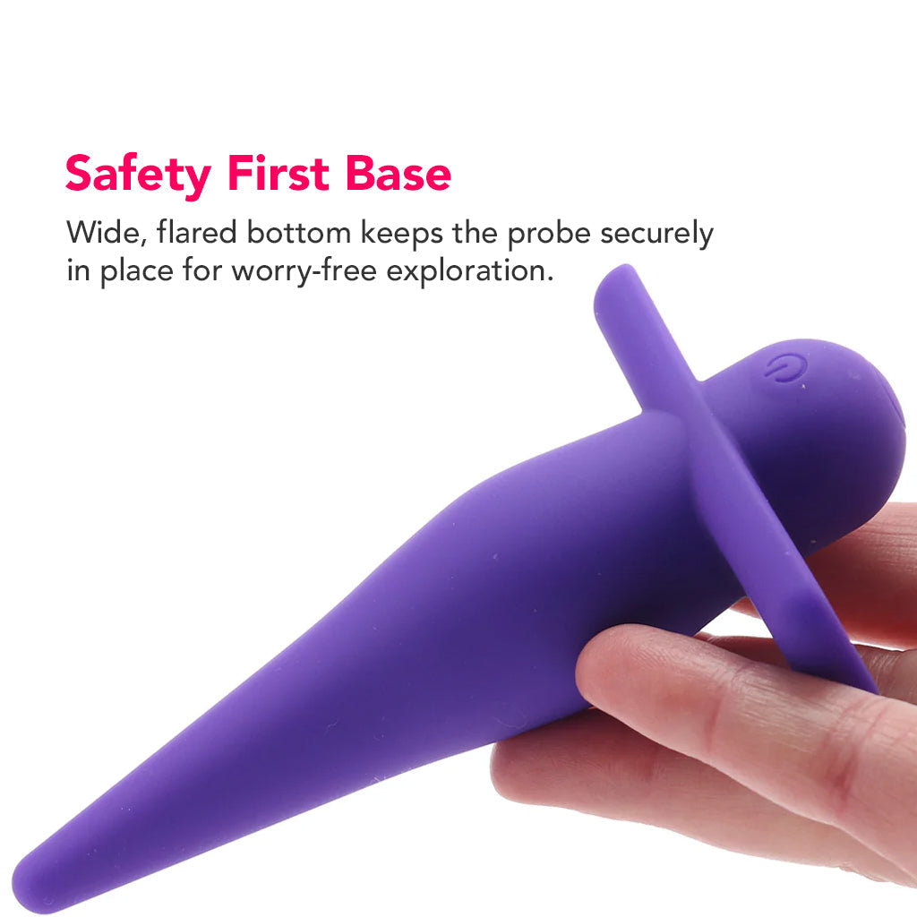 Rechargeable High Intensity Anal Probe in Purple Anal Sex Toys > Butt Plugs