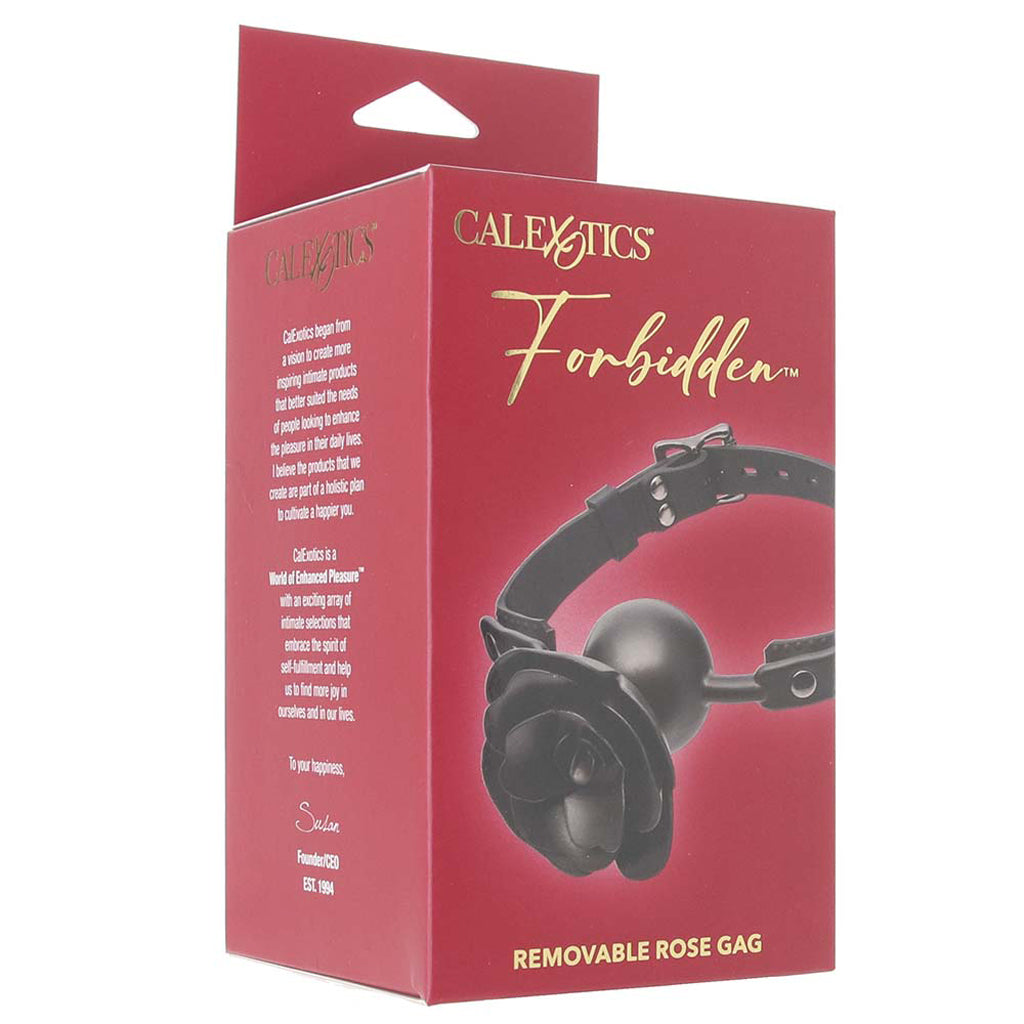 Forbidden Removable Rose Gag Bondage and Fetish > Ball Gags & Mouth Restraints