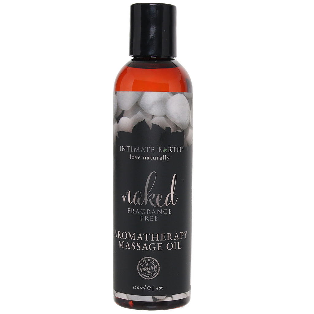 Naked Massage Oil 4oz/120ml in Fragrance Free Sensual Love > Massage