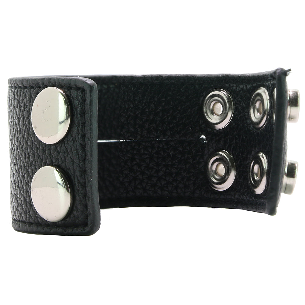 Blue Line 1.5 Inch Cock Ring with Ball Strap Bondage and Fetish > Cock and Ball Devices