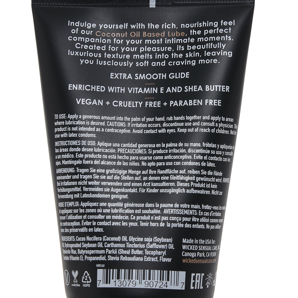 Coconut Oil Based Lube in 4oz/120ml Lubes and Lotions > Oil Based Sex Lubes