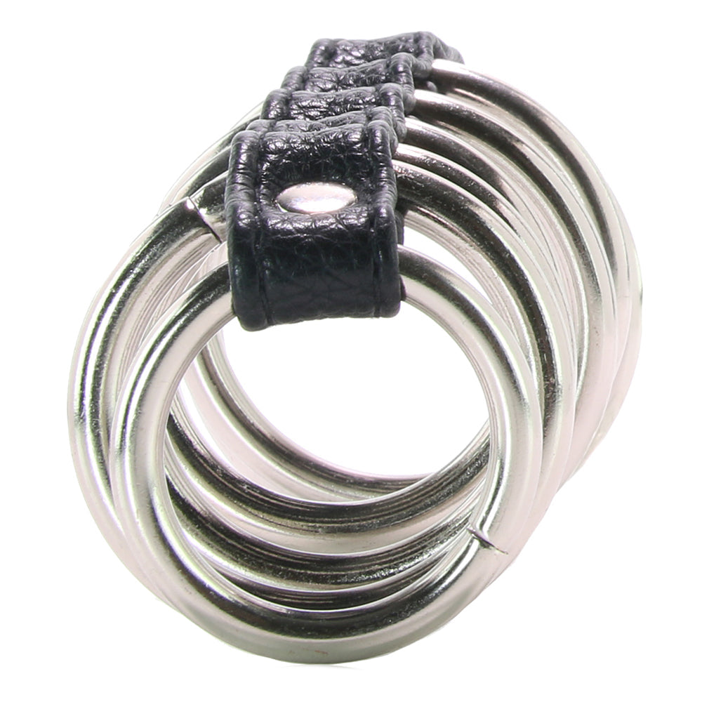 Blue Line 7 Ring Gates of Hell Cock Cage Bondage and Fetish > Tools & Accessories