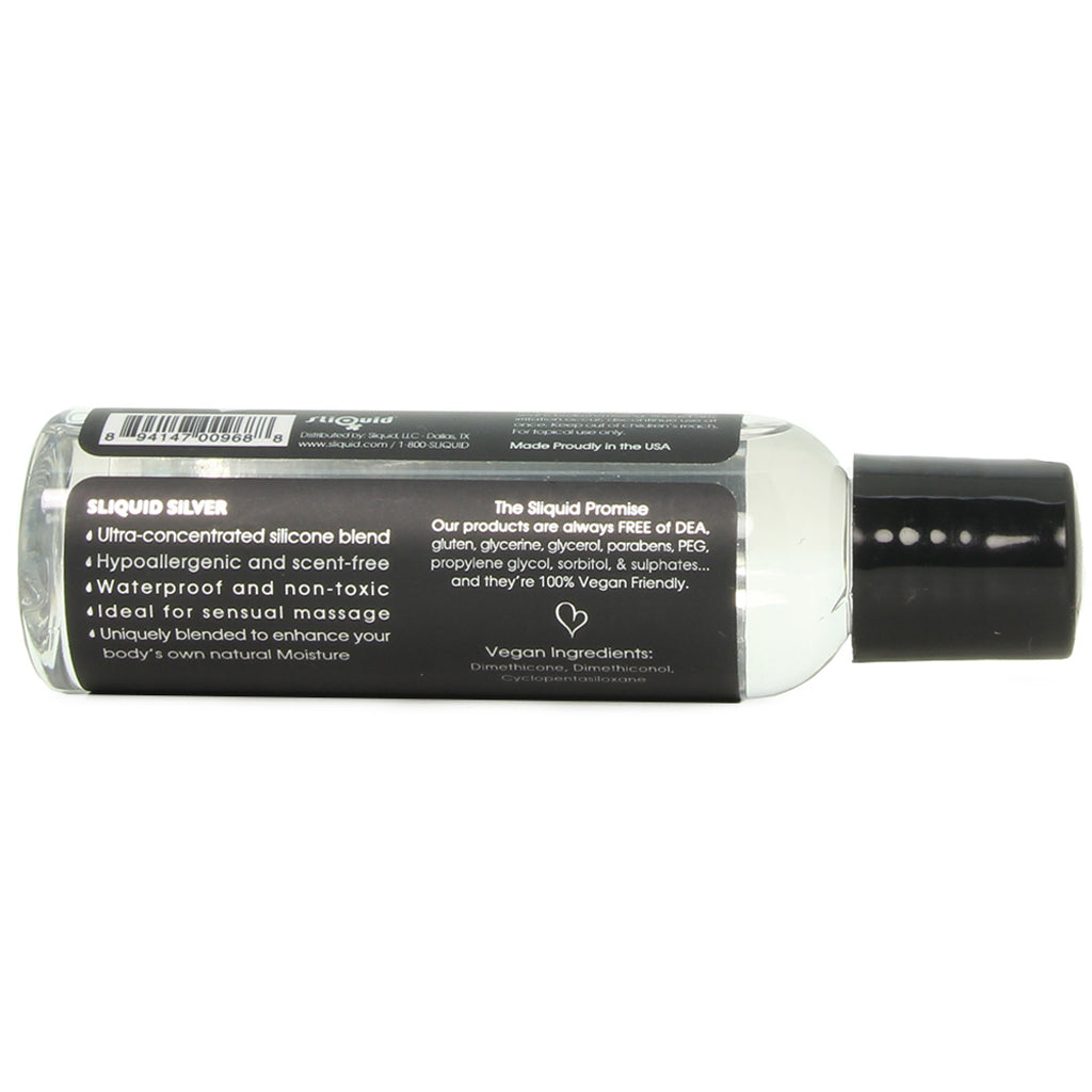Silver Silicone Intimate Lubricant in 2oz/60ml Lubes and Lotions > Silicone Based Sex Lubes