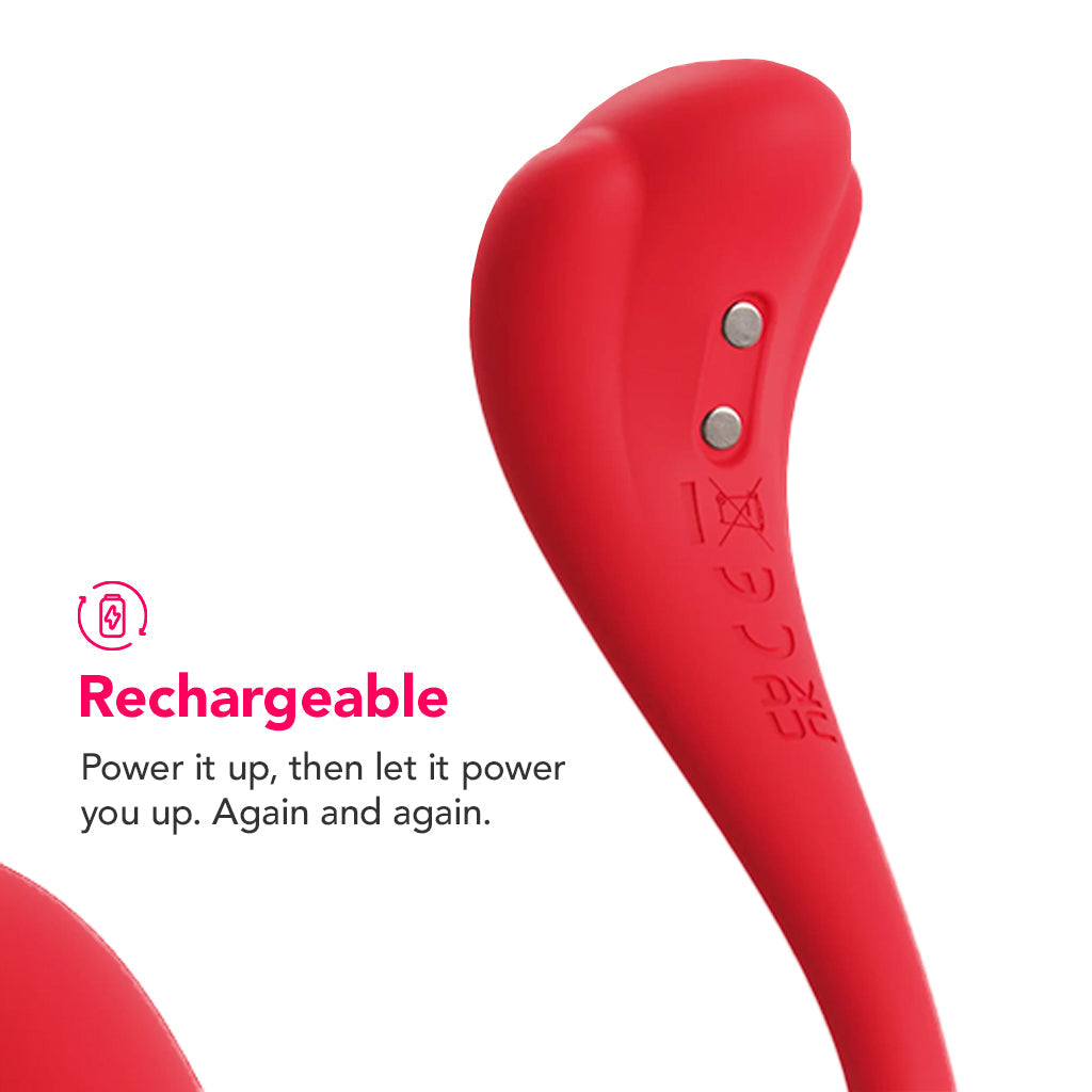Phoenix Neo 2 App Controlled Vibe in Red Vibrators > Bullet and Egg Vibrators