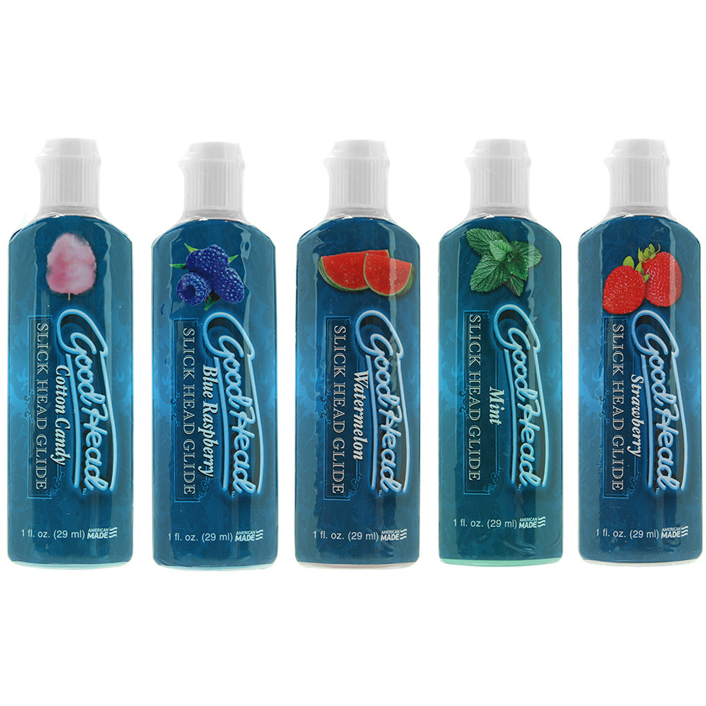 GoodHead Slick Head Glide 5 Pack in 1oz x5 Lubes and Lotions > Flavored Sex Lubes