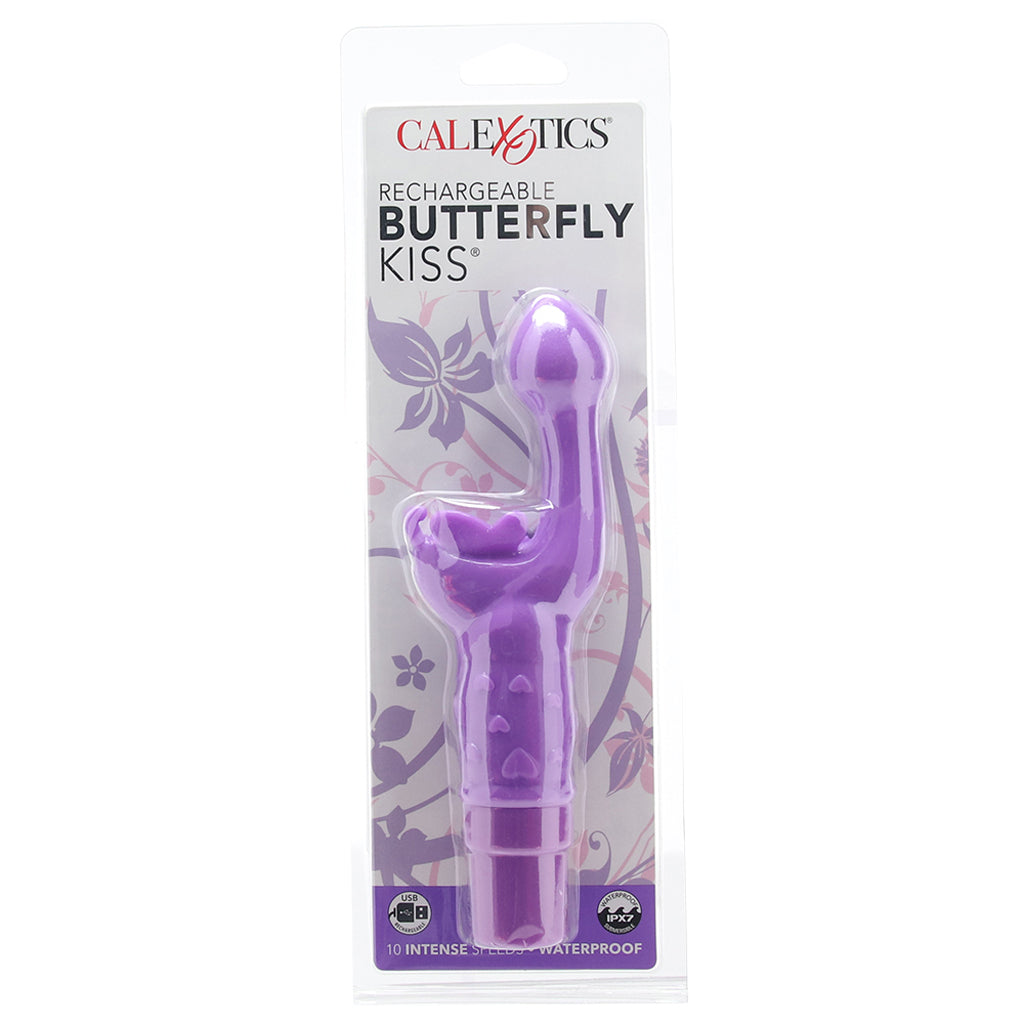 Rechargeable Butterfly Kiss Vibe in Purple Vibrators > G-Spot Vibrators