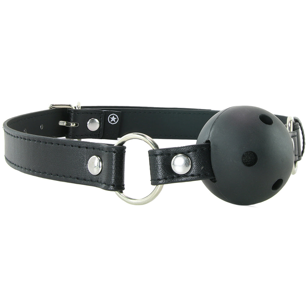 Ouch! Ball Gag in Black Bondage and Fetish > Ball Gags & Mouth Restraints