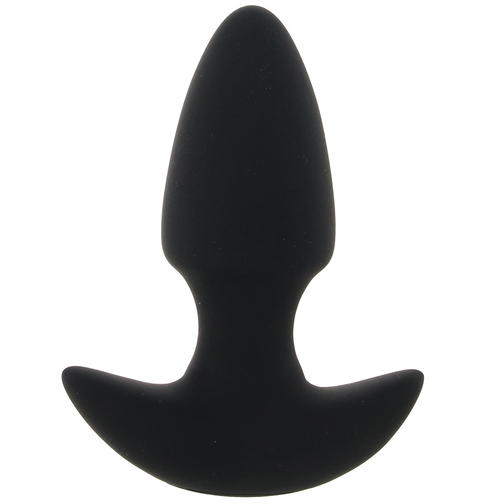 Bang! Thrusting & Vibrating Silicone Butt Plug in Black Anal Sex Toys > Butt Plugs